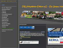 Tablet Screenshot of djk-eibach.de